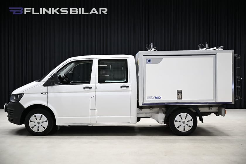 Bild 2 av Volkswagen Transporter Chassi Dubbelhytt 4Motion 150HK Dubbelhytt|Kåpa|Inredd