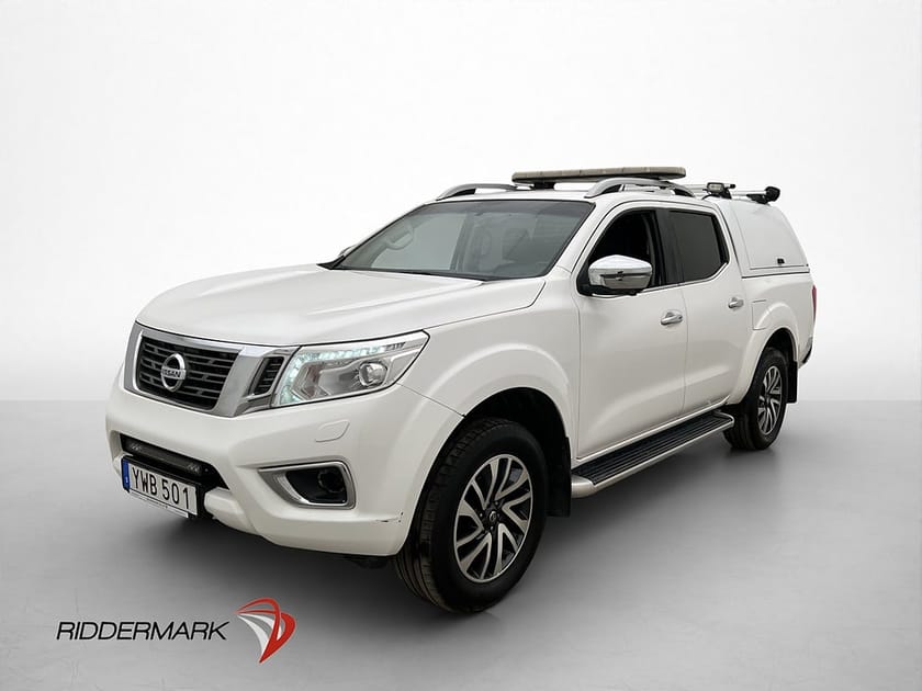 Bild 1 av Nissan Navara Dubbelhytt Tekna 2.3 4WD Dragkrok 360° Diff Skinn kåpa