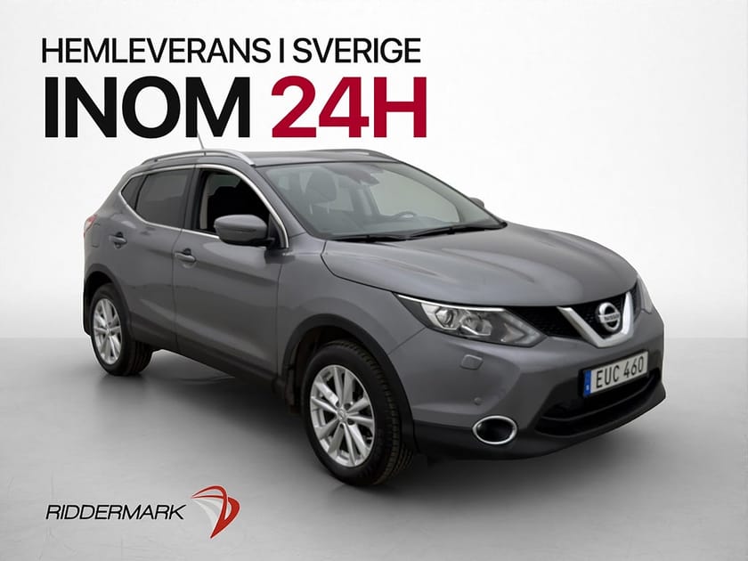 Bild 1 av Nissan Qashqai 1.2 115hk Tekna 360° Navi Halvskinn Elstol