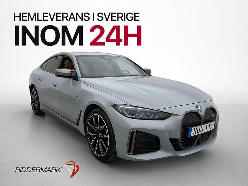 Bild 3 av BMW i4 M50 xDrive Gran Coupé Supercharged Laser Taklucka H/K M-Stolar