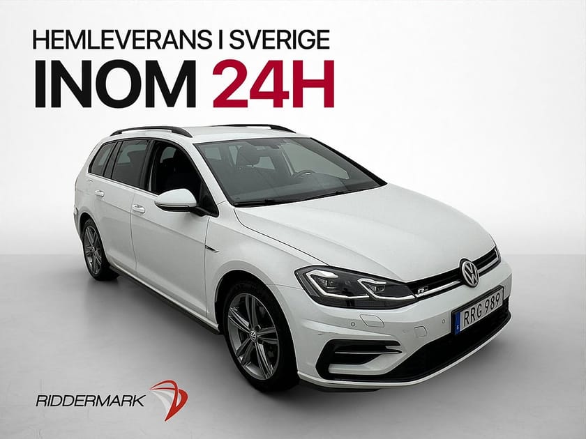 Bild 1 av Volkswagen Golf Sportscombi 1.5 TSI 150hk R-Line Drag Kamera Två-Brukare