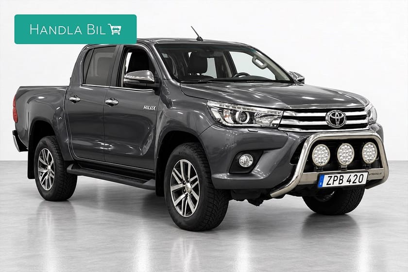 Bild 4 av Toyota Hilux Dubbelhytt 2.4 AWD Diff Skinn Moms Dragkrok