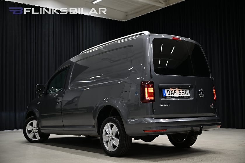 Bild 4 av Volkswagen Caddy Maxi Van 4Motion DSG Nedlackad|LED|Inredd|Drag|GPS|Värmare