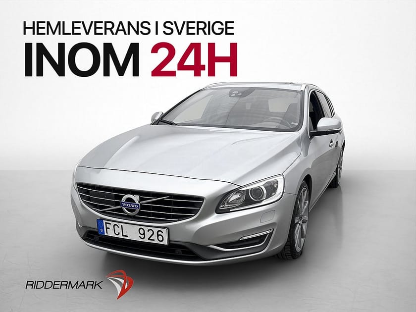 Bild 1 av Volvo V60 T6 AWD Polestar 329hk Taklucka Värmare Skinn Drag