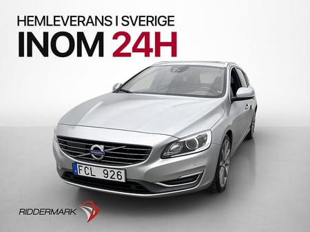 Volvo V60 T6 AWD Polestar 329hk Taklucka Värmare Skinn Drag