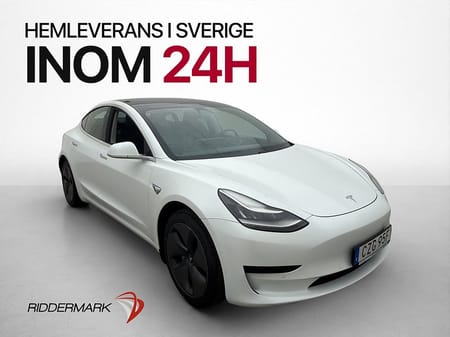 Tesla Model 3 Standard Range Plus Dragkrok Pano Skinn