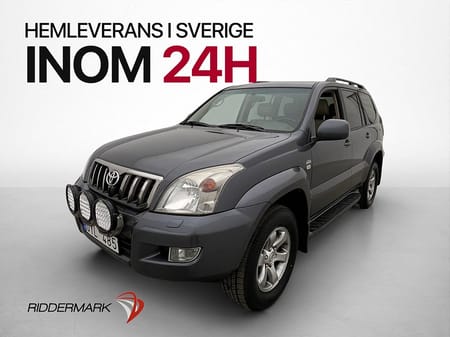 Toyota Land Cruiser 3.0 4x4 7-Sits Taklucka Skinn Drag Diff