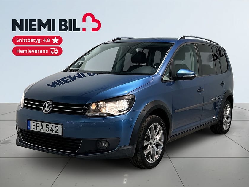 Bild 1 av Volkswagen CrossTouran 7-seater 7-sits 1.4 TSI Cross Drag Pvärm Kamera Psens Skinn SoV