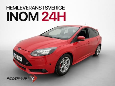 Ford Focus ST 250hk Recaro Värmare Döda-Vinkel Halvskinn