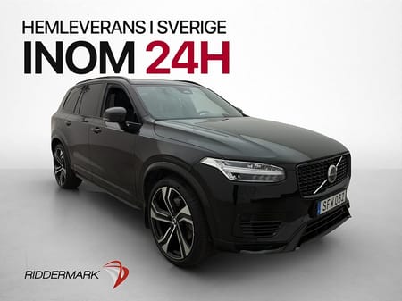 Volvo XC90 T8 AWD Ultimate Dark 7-sits Pano B&W 360°  MOMS