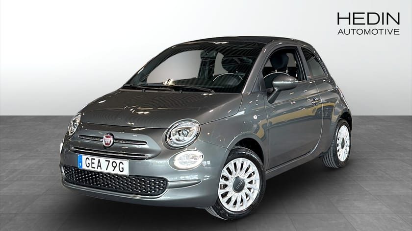 Bild 1 av Fiat 500 Hybrid 70hk Cabriolet Carplay
