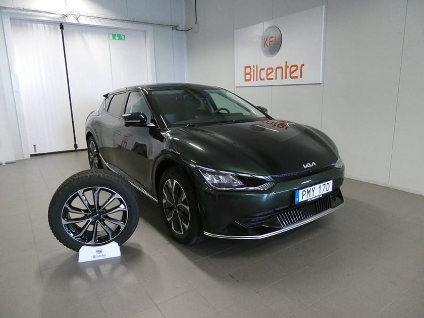 Bild 1 av Kia EV6 77.4 kWh PLUS Skinn-Drag-Kamera-Navi-Carplay-SoV