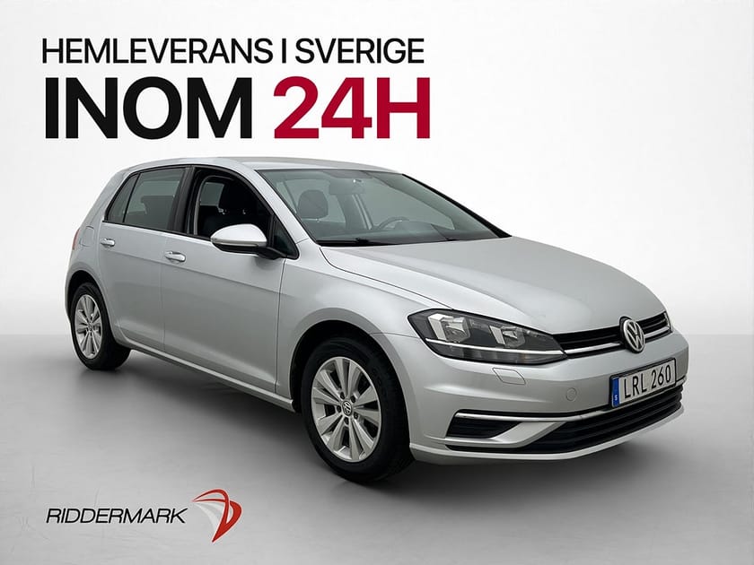 Bild 1 av Volkswagen Golf 1.0 TSI 360kr skatt 0.48l/mil CarPlay Adpt-f