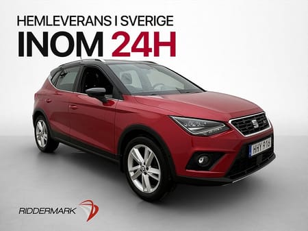 SEAT Arona TSI 115hk FR Cockpit Sensorer CarPlay Farthållare