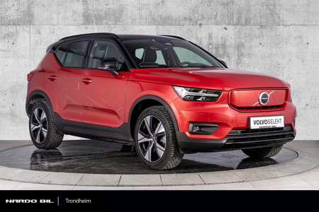 Volvo XC40 P8 AWD Recharge Plus 408 hk. Krok/Google maps/Aktive LED lys/Oppv.ratt