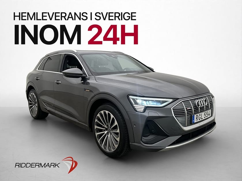 Bild 4 av Audi e-tron 55 quattro S-line Pano HUD Drag Skinn 360°
