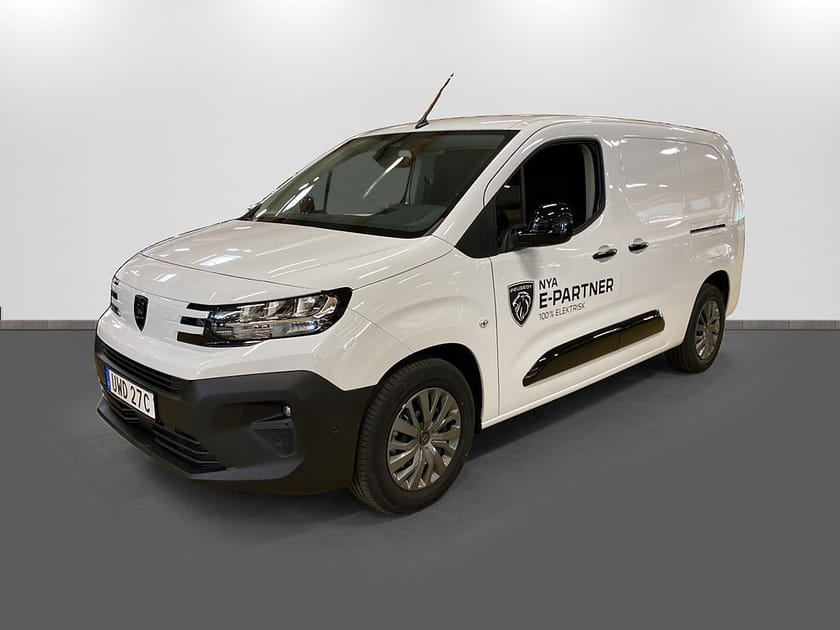 Bild 1 av Peugeot e-Partner L2 Plus 50 kWh 275 km räckvidd WLTP Låg skatt 360 kr/år