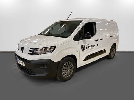 Peugeot e-Partner L2 Plus 50 kWh 275 km räckvidd WLTP Låg skatt 360 kr/år