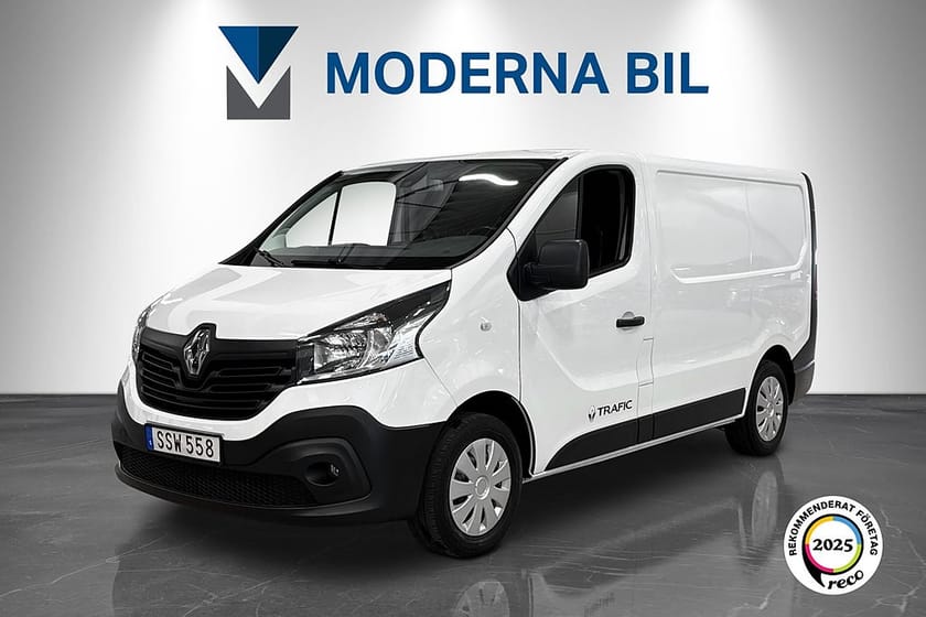 Bild 1 av Renault Trafic Skåpbil 1.6 dCi 95hk Euro 6 Dragkrok D-värmare B-kamera Moms