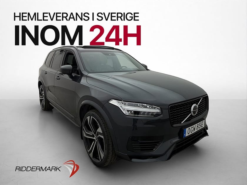Bild 3 av Volvo XC90 7 Säten Recharge T8 AWD R-Design 7-sits Pano B&W HUD 360°