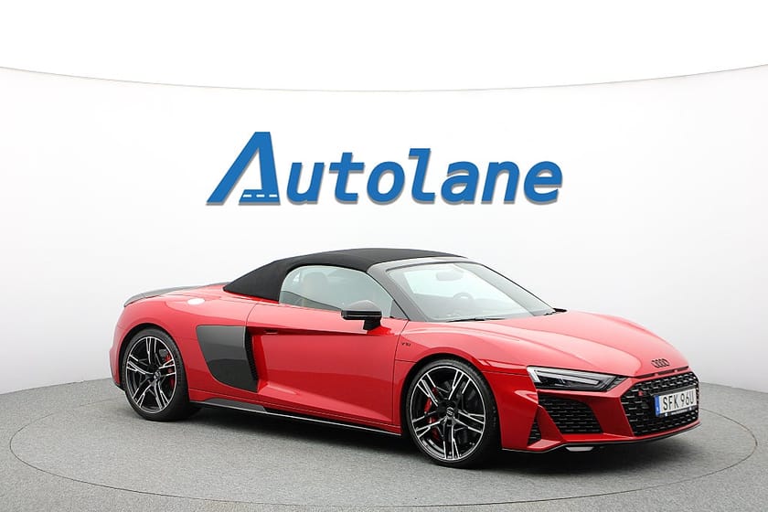 Bild 3 av Audi R8 Spyder V10 performance Q Performance, Keramisk, Kolfiber, B&O 620hk