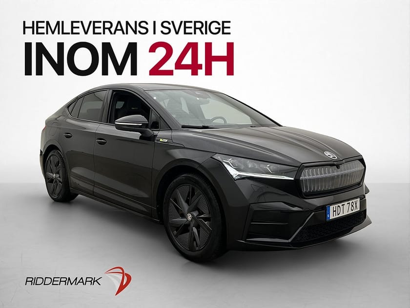 Bild 1 av Škoda Enyaq Coupé RS iV Skoda AWD Pano Värmare Kamera Drag