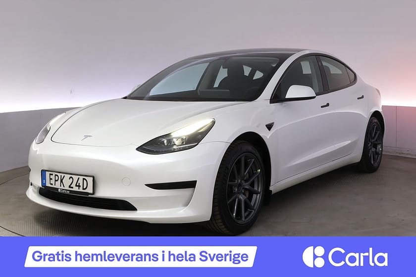 Bild 1 av Tesla Model 3 Standard Range Refresh AP Pano Drag V-hjul