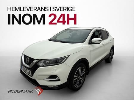 Nissan Qashqai 1.3 DIG-T 160hk Tekna 360° Navi Halvskinn