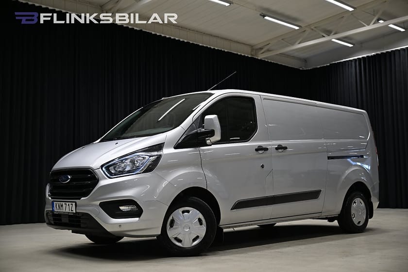 Bild 1 av Ford Transit Custom 300 130HK L2 Dubbeldörr|Inredd|Drag|Värmare|Lågmil|Leasbar