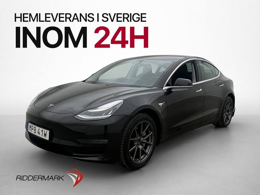 Bild 1 av Tesla Model 3 Long Range AWD Autopilot MOMS Svensksåld