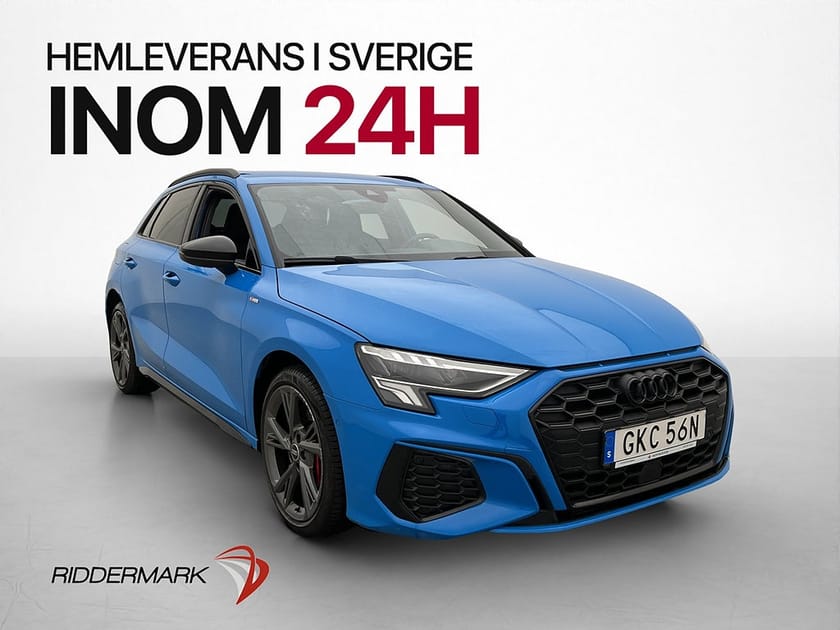 Bild 1 av Audi A3 Sportback 45 TFSI e S-line LED Kamera Dragkrok MOMS