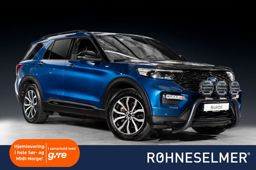 Bilde 1 av Ford Explorer Plug-In Hybrid ST-Line V6 457hk BORLA Krok Forvarme App Acc Massasje