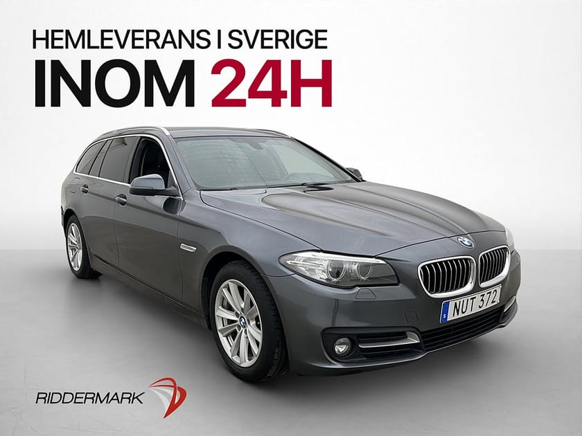 Bild 1 av BMW 520d Touring HiFi Navi P-Sensorer Skinn Rattvärme Drag