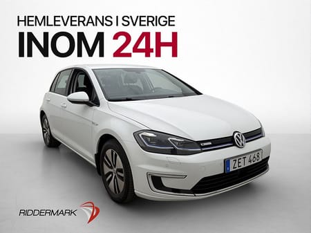 Volkswagen e-Golf e-136hk Värmepump Kamera Navi CarPlay