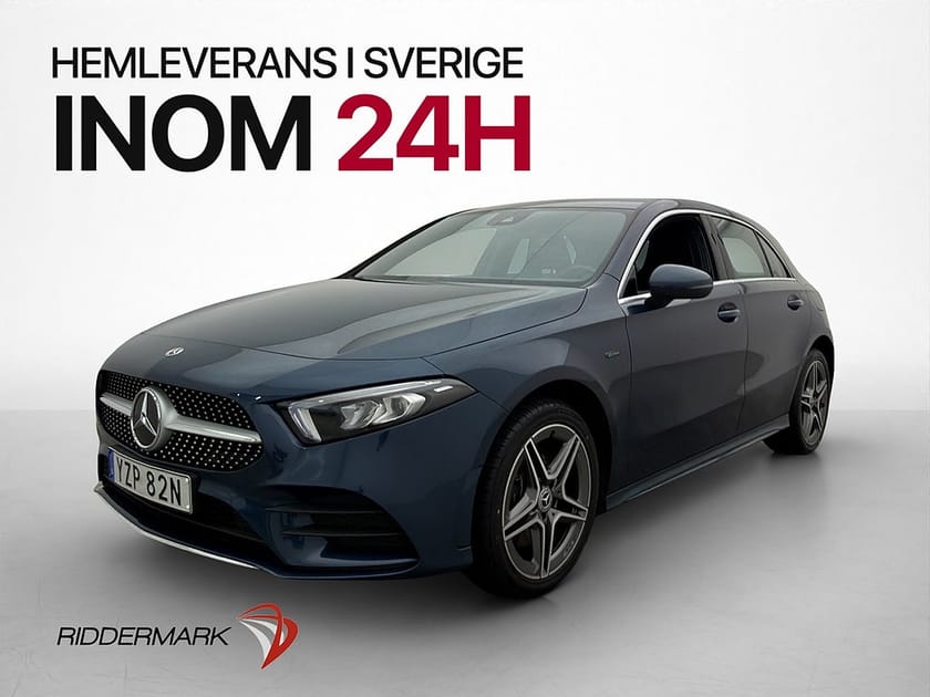 Bild 1 av Mercedes-Benz A 250 e 218hk AMG Line Kamera Värm Farthållare