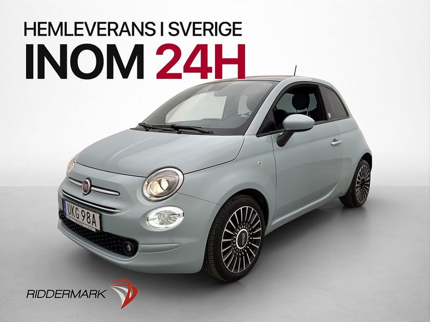 Bild 3 av Fiat 500 Hybrid 70hk Lounge Pano Sensorer 0,39l/mil