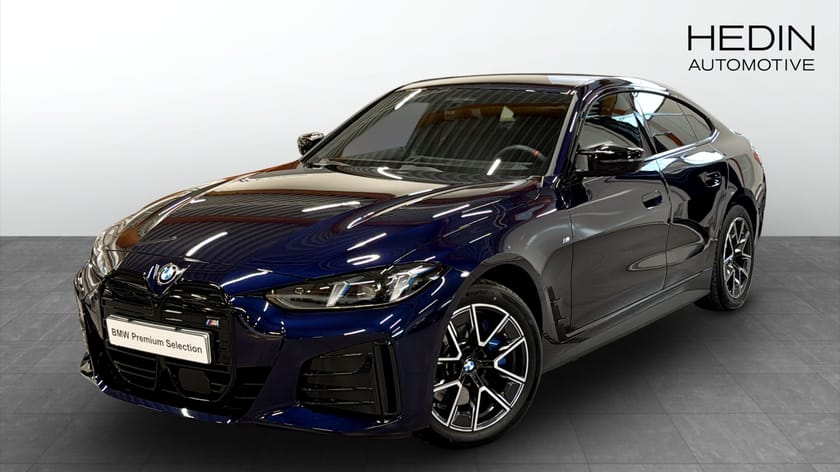 Bild 1 av BMW i4 M60 xDrive Gran Coupé M Sport Innovation Comfort Hifi Drag 360-kamera