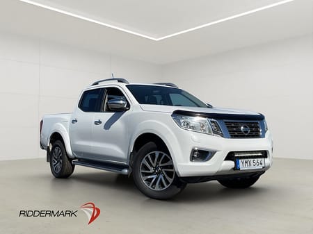 Nissan Navara Dubbelhytt Tekna 2.3 4WD Värm Drag Skinn Lastsläde Moms