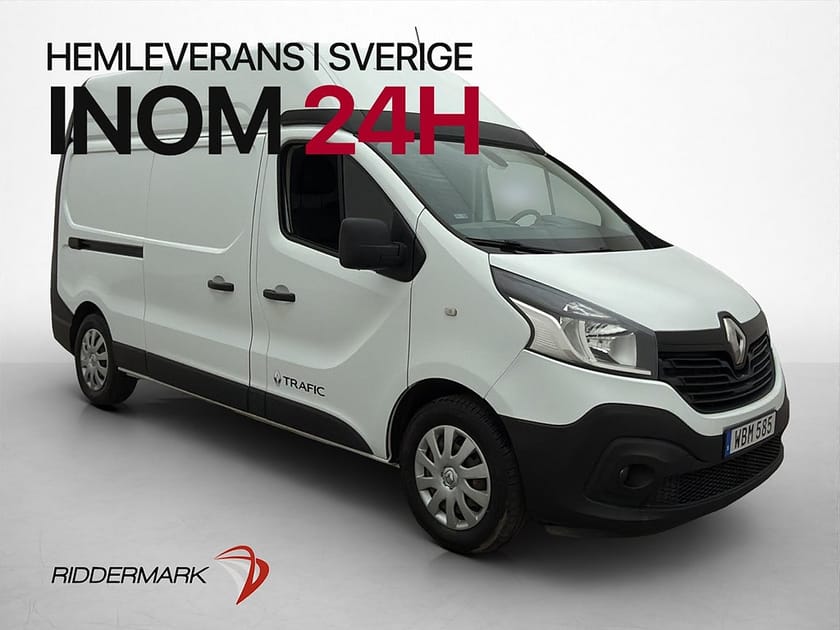 Bild 3 av Renault Trafic Skåpbil L2H3 145hk Värm A/C Drag 3-Sits V-Inredd MOMS