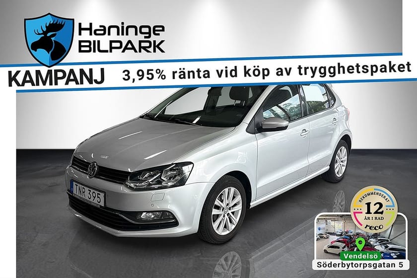 Bild 1 av Volkswagen Polo 5-DR 1.2 TSI BASE SUPERDEAL 3.95% / PDC / BT / LÅGMILAD