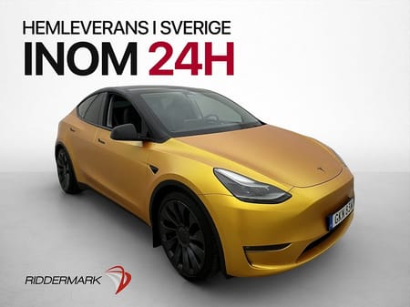 Tesla Model Y Performance Drag Autopilot Pano Skinn Kamera