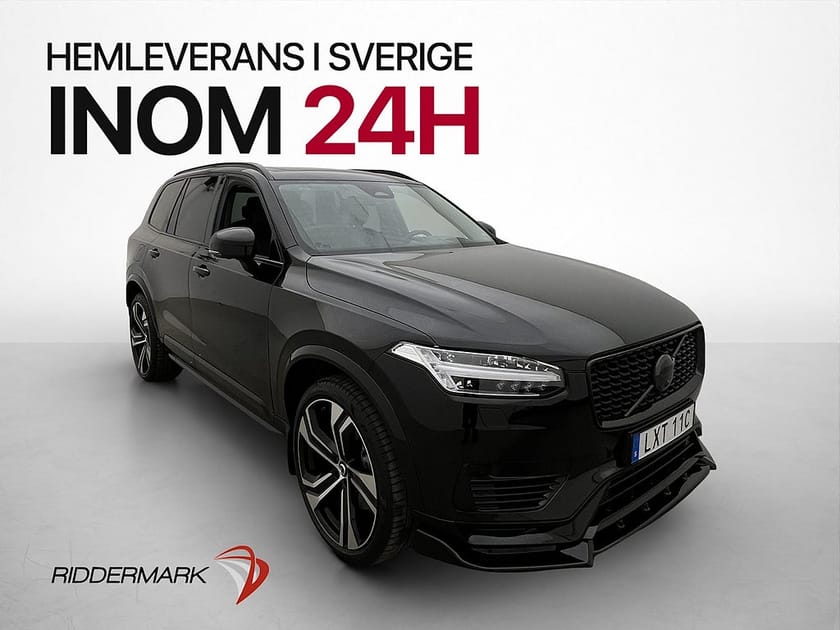 Bild 3 av Volvo XC90 7-seater Recharge T8 7 Sits Ultimate Dark B&W Pano Luft