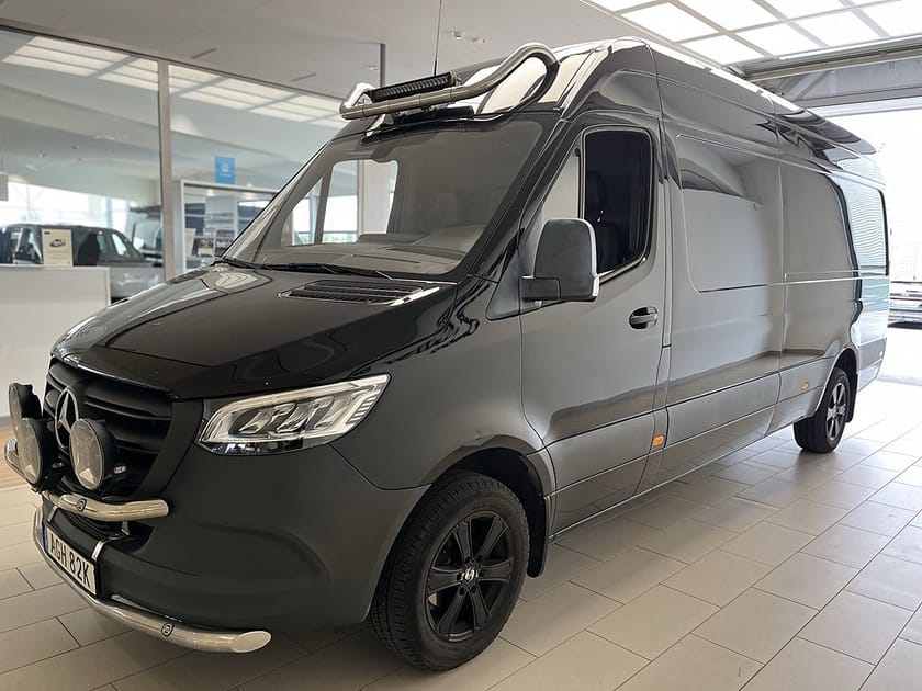 Bild 3 av Mercedes-Benz Sprinter 319 CDI Panel Van 190HK 9G-Tronic|B-kam|Värmare|NAVI|V-Hjul