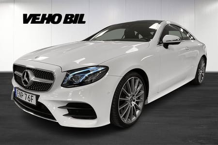 Mercedes-Benz E 300 Coupé AMG Premium Pano Burmester Läder 360 kamera
