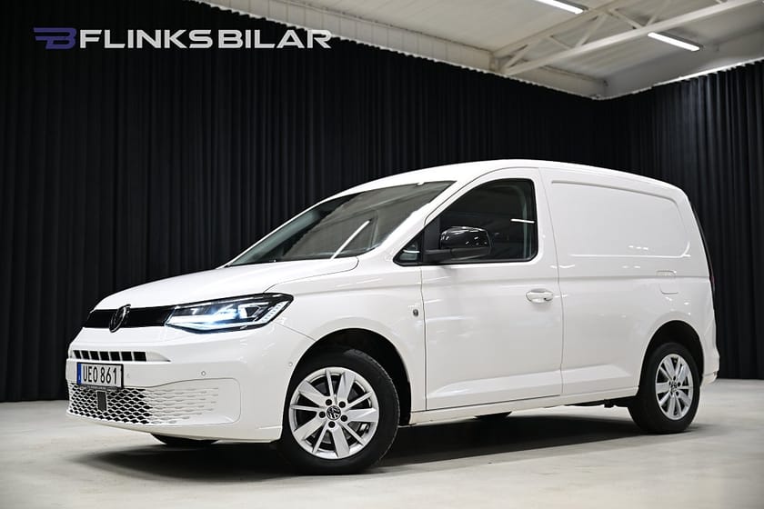 Bild 3 av Volkswagen Caddy Cargo DSG 122HK Inredd|Nedlackad|LED|Backkamera|EnÄgare|Moms