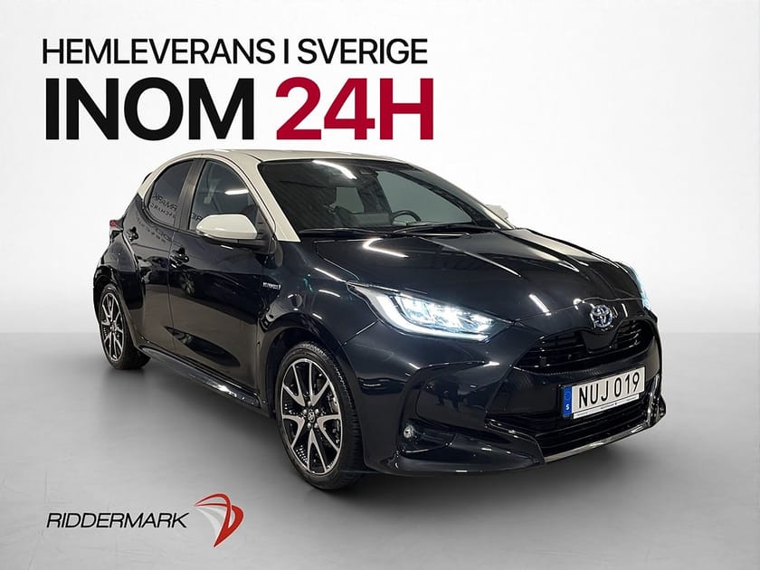 Bild 1 av Toyota Yaris Hybrid CVT Style M&K-Värmare Kamera JBL CarPlay