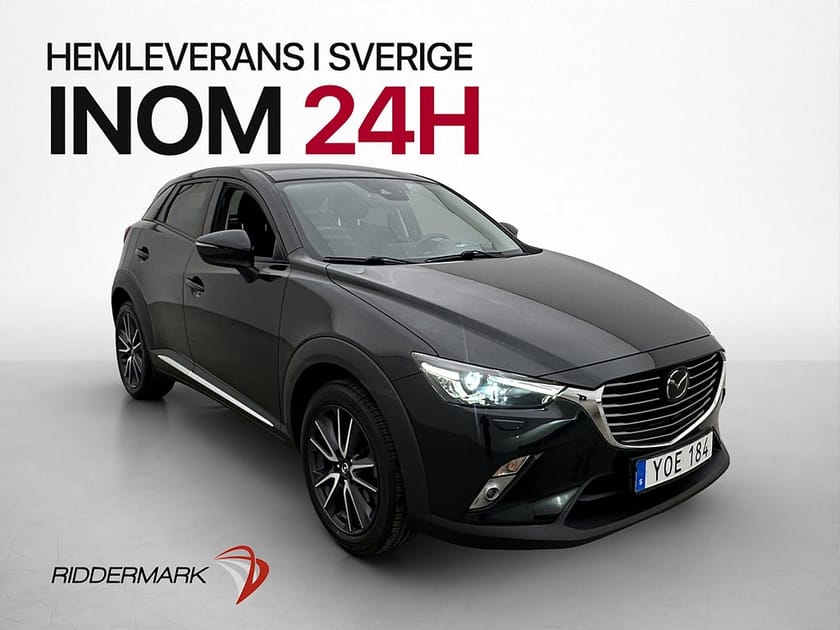 Bild 1 av Mazda CX-3 2.0 SKYACTIV-G 120hk BOSE HuD Kamera  Navi R-Värm
