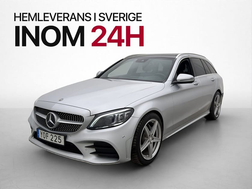 Bild 1 av Mercedes-Benz C 220 T d C220 194hk AMG Värmare Pano Kamera Drag