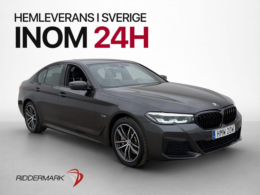 Bild 1 av BMW 530e xDrive Sedan 292hk M Sport Läder Comfort access HiFi Drag