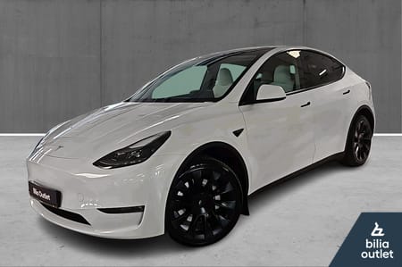 Tesla Model Y Long Range AWD LR 514HK Premium Hvitt skinn, H.feste, Autopilot